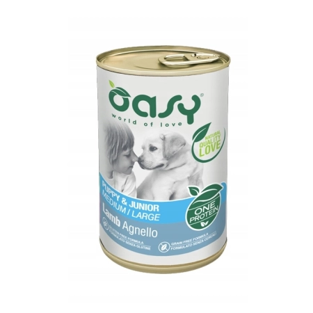 Oasy One Protein Junior Jagnięcina 400g